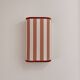Pair of fabric wall lights