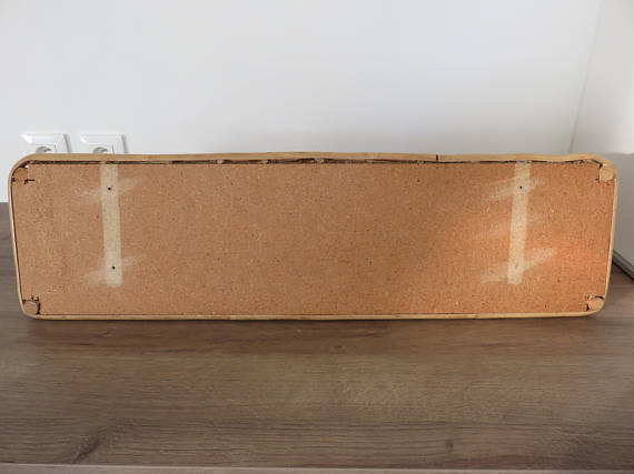 50 - 60's rattan wall shelf