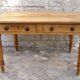 Table en bois 2 tiroirs