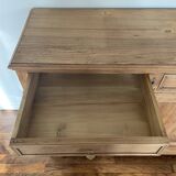 Rustic Buffet Raw Wood