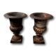 Paire de grands vases Medicis en fonte - Hauteur 45cm