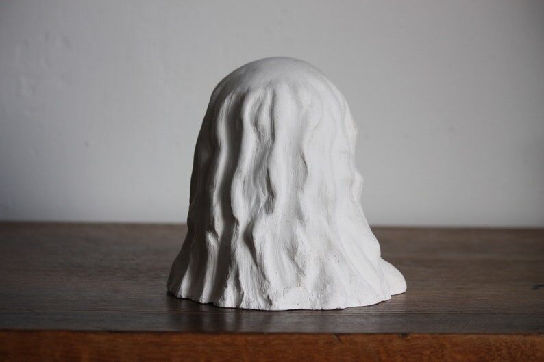 Plaster head depicting Leonardo da Vinci