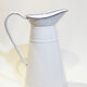 Enamelled metal watering can