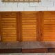 Meuble de rangement en pin par Pierre Gautier Delaye vintage années 1950