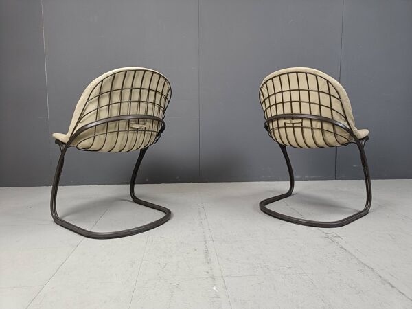 Chaises de salle à manger « Pascale » de Gastone Rinaldi, années 1970 - lot de 5