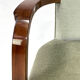 Pair of armchairs art deco 30/40 in wood and velvet
