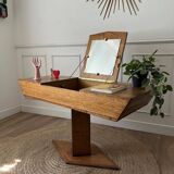 Coiffeuse vintage en chêne