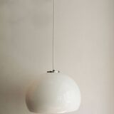 1970's Large White Ceiling Pendant