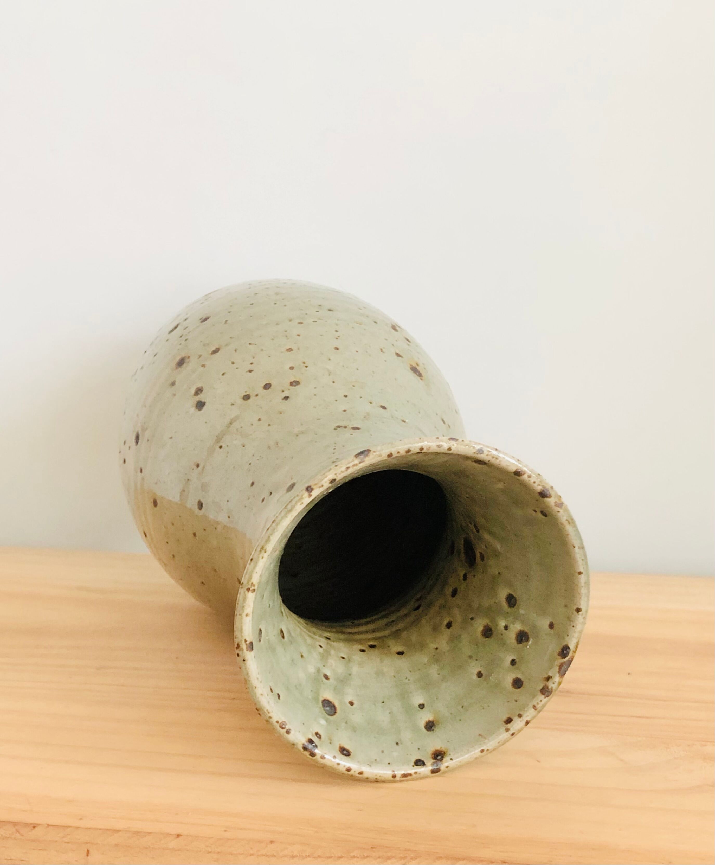Vintage pyrite sandstone vase