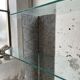 Roche Bobois stone and glass sculpture shelf 1970s