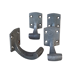 Vintage cast aluminium wall hooks