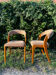 Paire de chaises vintage design années 50/60 style Baumann