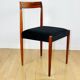 German Lübke vintage black chairs - 4 pieces - great set