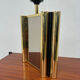 Smoked mirror lamp brass 1970s