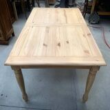 Solid ash table with extension