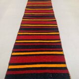 Old Turkish narrow Kilim Runner 286x55 cm shabby chic, vintage kelim