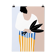 Poster A3-woman with bouquet-29.7 cm x 42 cm