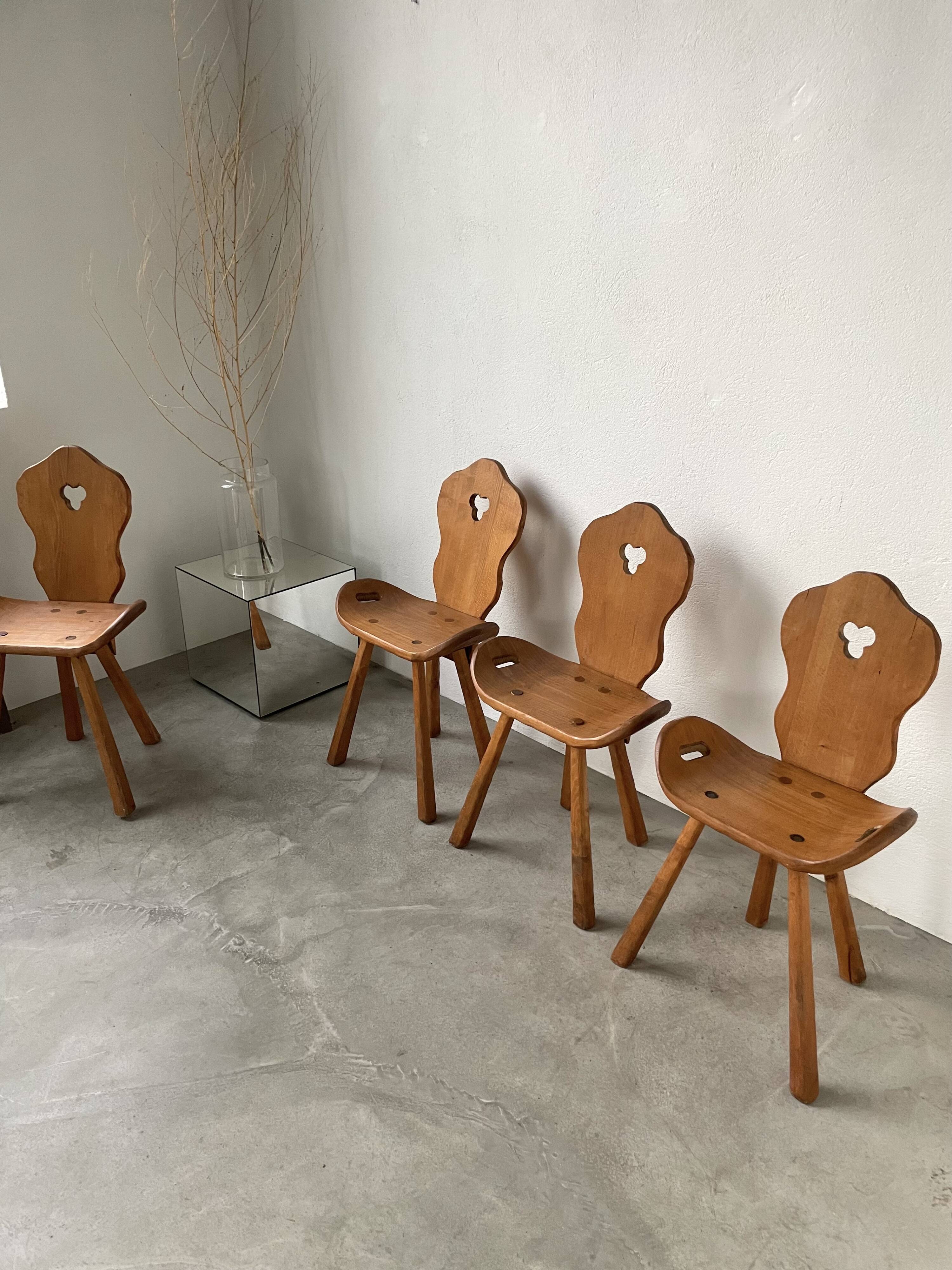 Oak mountain chalet chairs