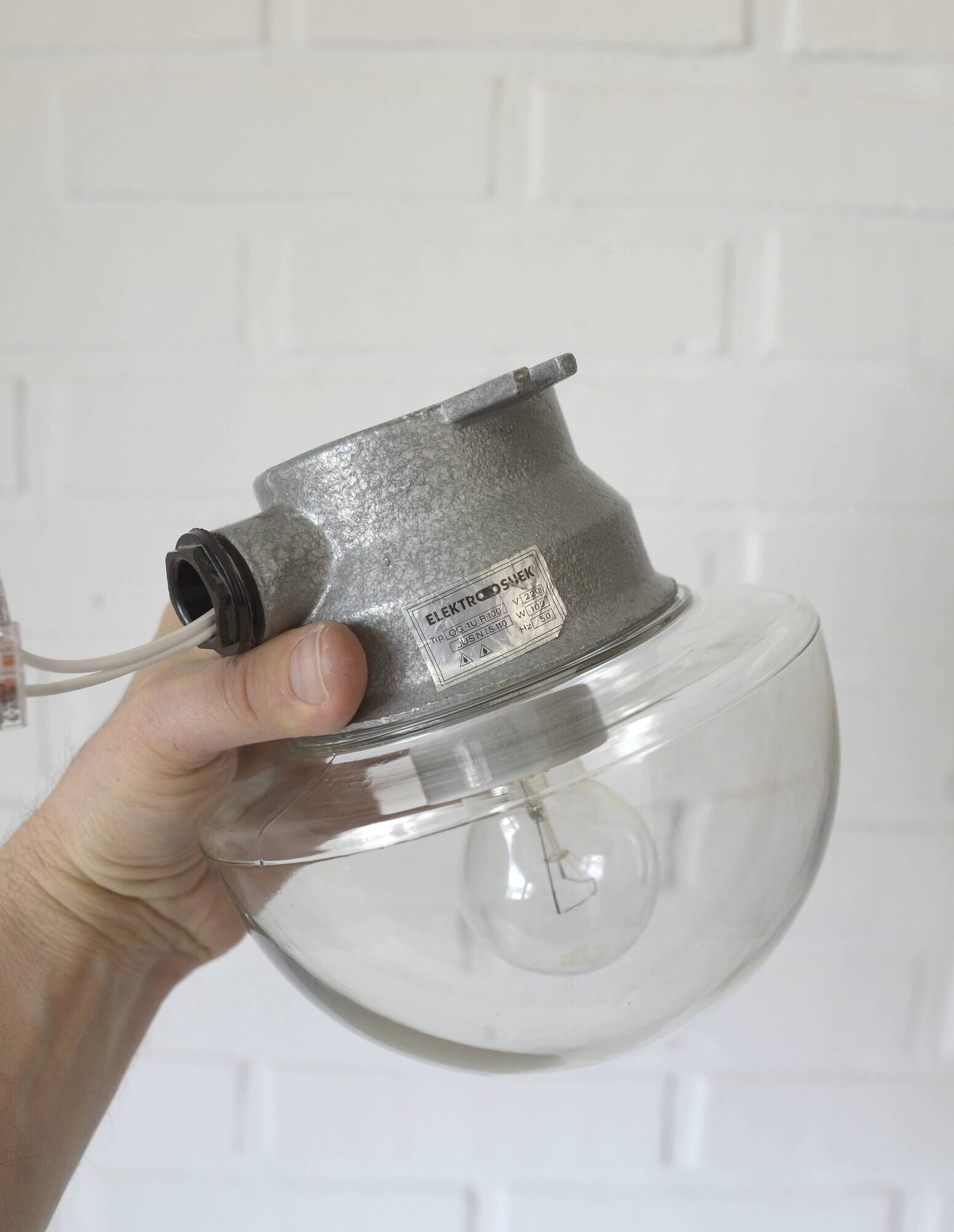 Set Of 3 / Vintage Wall Mushroom  Lamp / Ceiling Light / Industrial Sconces
