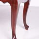 English Mahogany Desk Queen Anne Style, 1970s