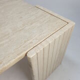 Mid-Century Italian Travertine Coffee Table, 1980's