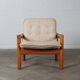 Vintage Teak Sessel Easy Chair dänisch Domino Møbler 60er 70er