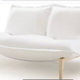 2-seater modular fabric sofa