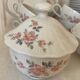 Tea service "Pink flowers" Bavarian porcelain