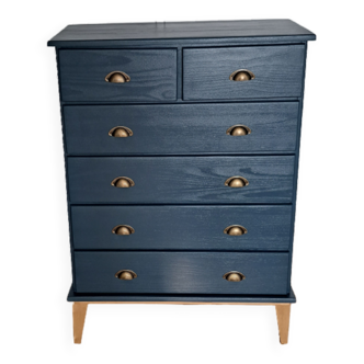 Rød Sødgren chest of drawers blue glove 4