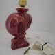 Stylized ceramic décor lamp foot