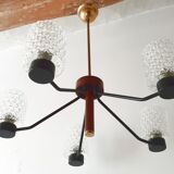 Scandinavian vintage chandelier 1960