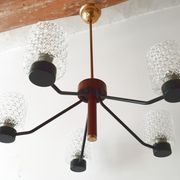 Scandinavian vintage chandelier 1960