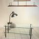 60s glass coffee table