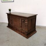 Oak office counter