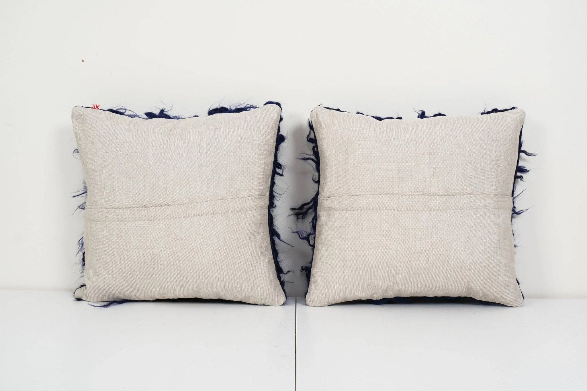 Set of 2 vintage Turkish cushion covers 41x41 cm