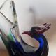Vintage Murano Sommerso glass bird