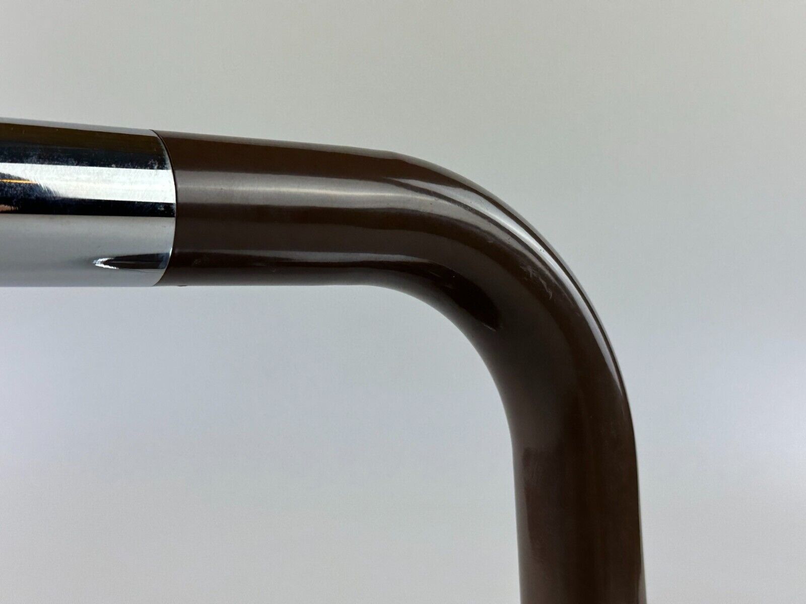 60s 70s table lamp Ingo Maurer Gulp tube lamp chrome metal Space Age