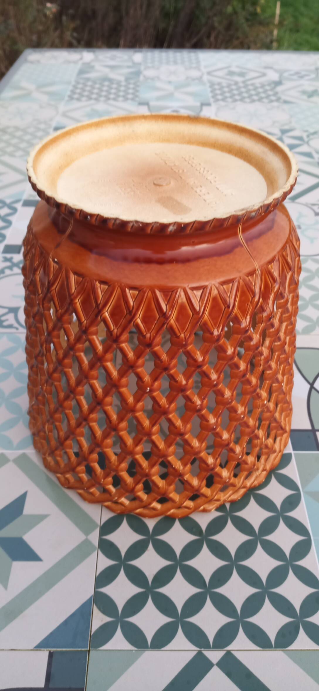 Syla vintage plant pot