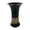 Vase noir leonard paris caprice n 14 hutschenreuther germany signe