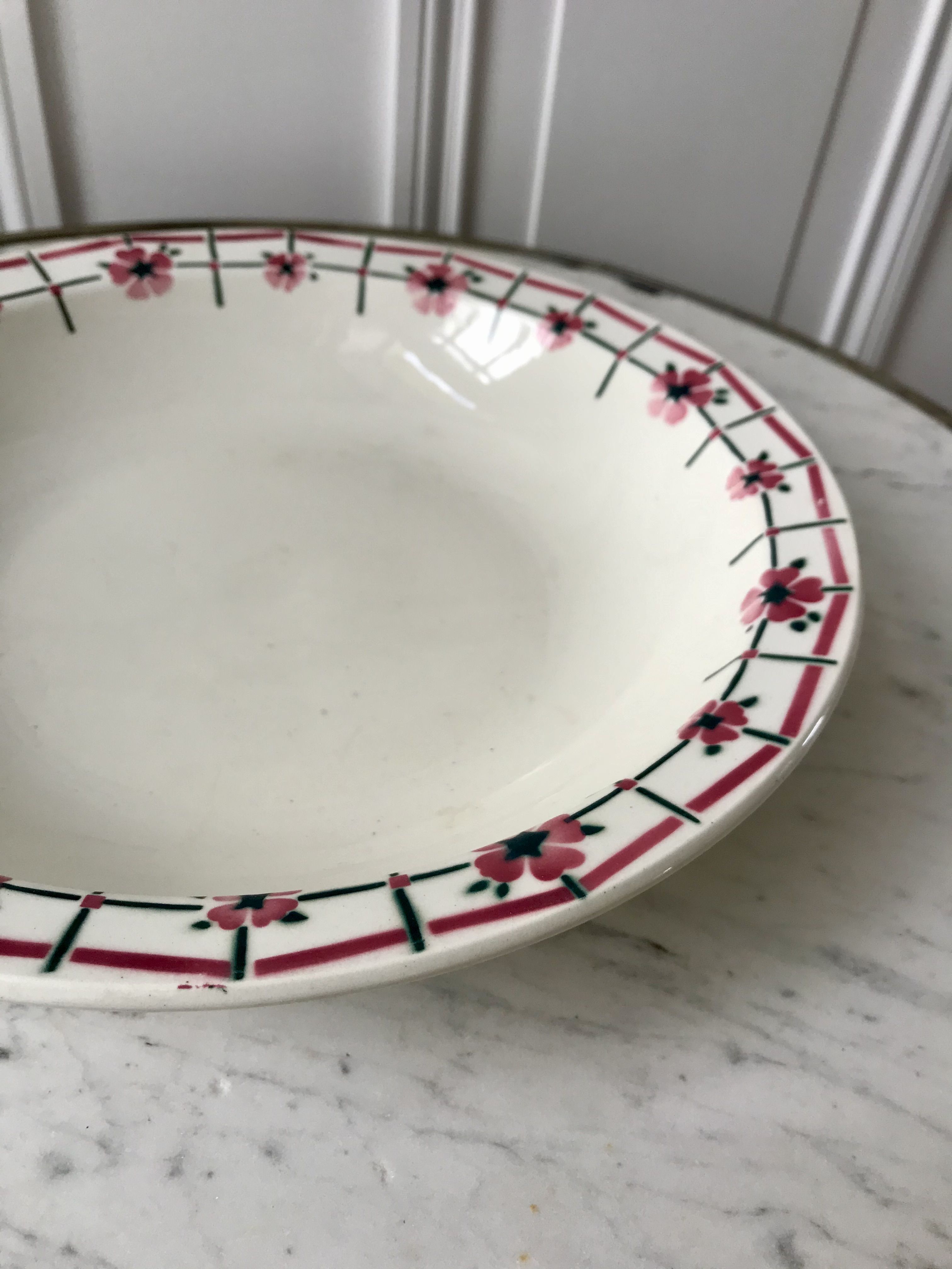 Salad bowl St Amand Céranord model Monique years 30-40