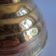 Old vintage brass floral frieze pot cover