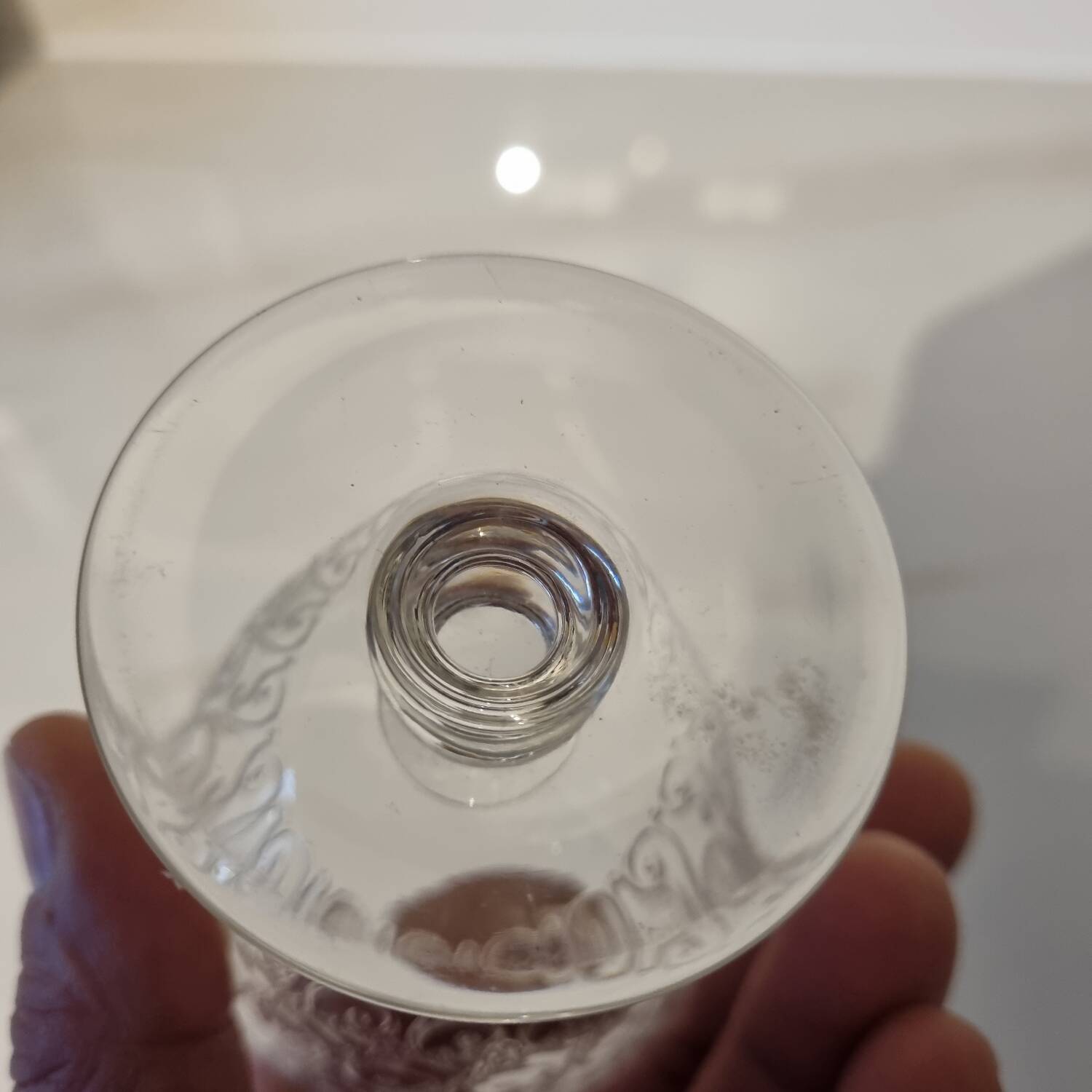 Red wine glass Baccarat model Rohan