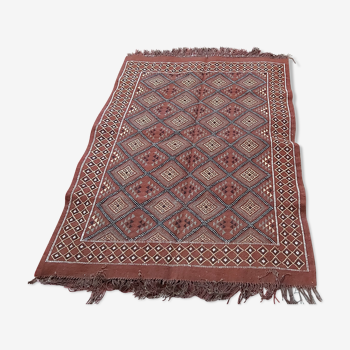 Handmade brown mergoum carpet - 170x122cm