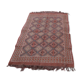 Handmade brown mergoum carpet - 170x122cm