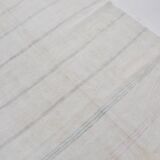 Stripe Neutral Vintage Hmep Kilim Rug sku 3678