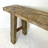 Old solid oak brut workbench