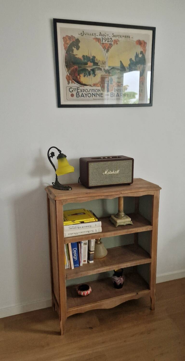 Bibus vintage beech bookcase