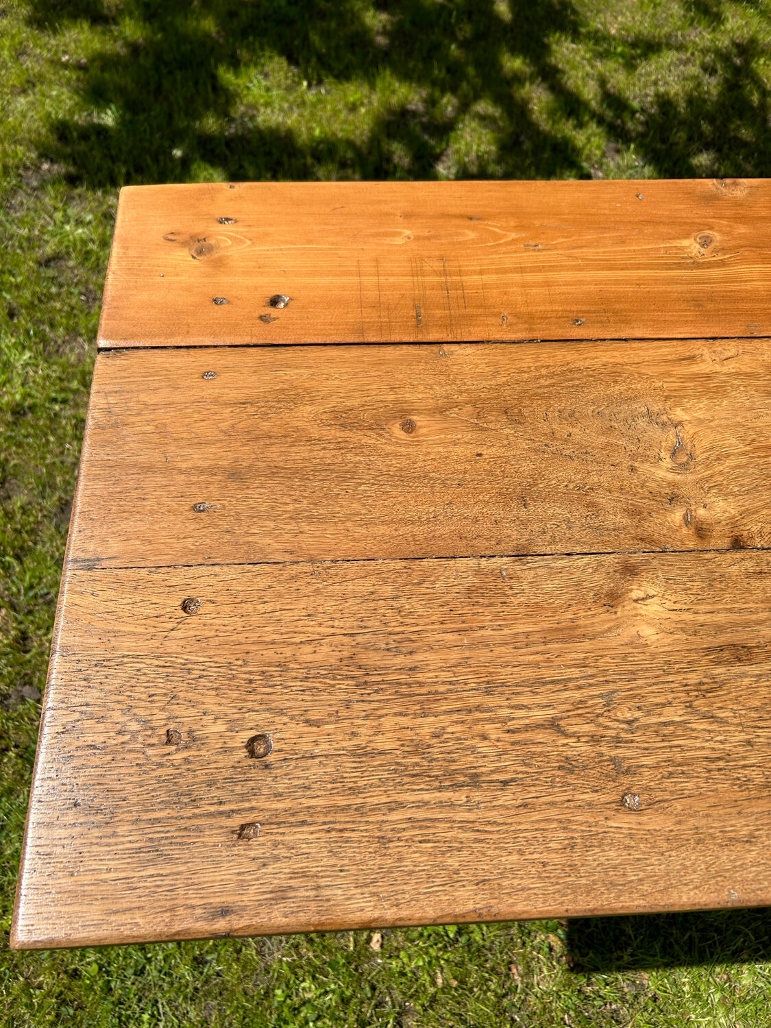 Oak farmhouse table 1 drawer