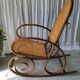 Antique caned rocking chair