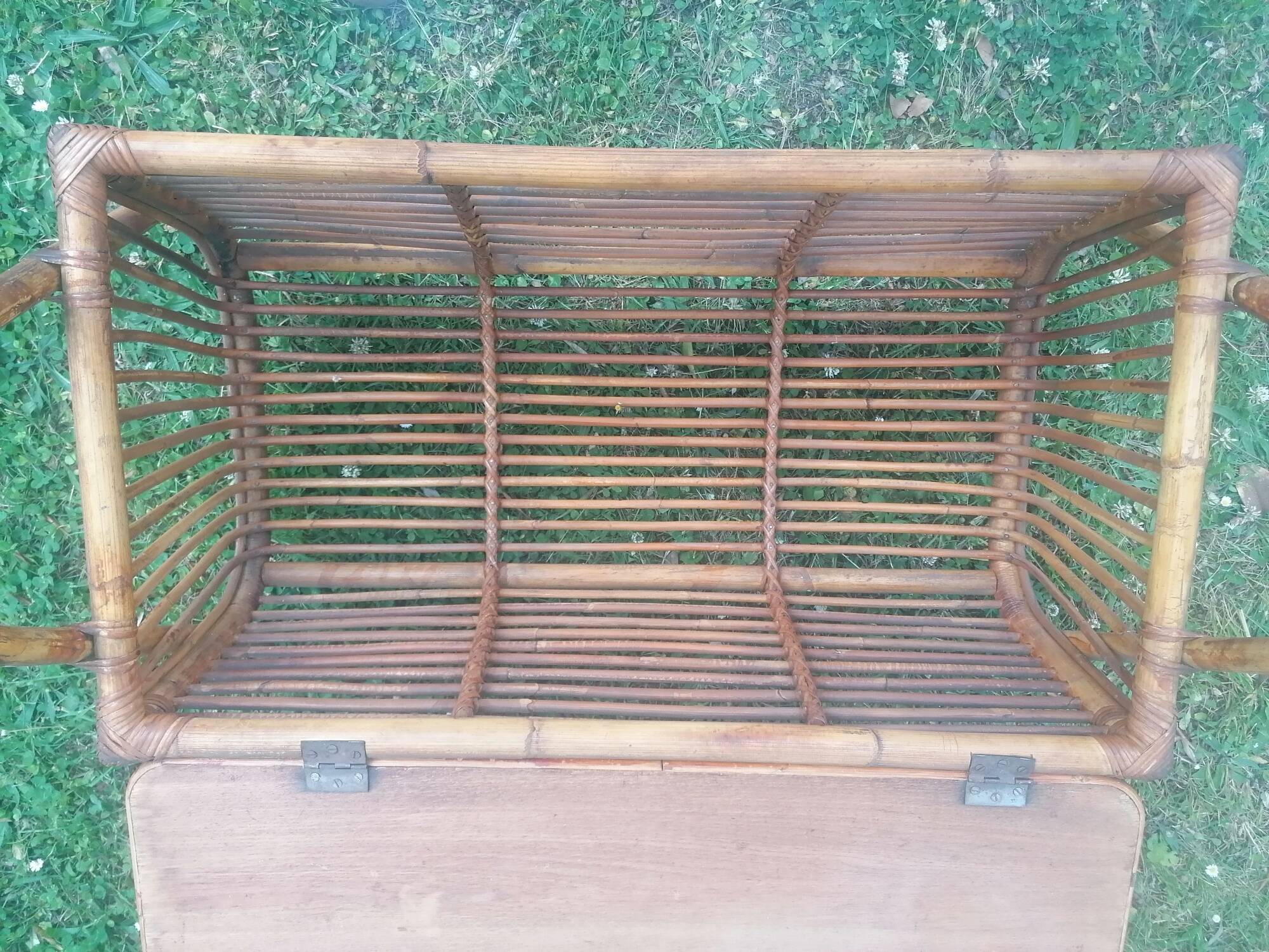 Rattan chest